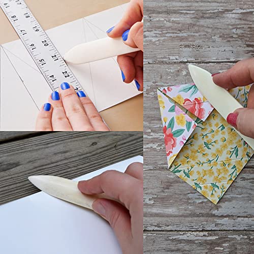 image for DEEDYGO 2 PCS 100% Real Bone Folder Scoring Folding Creasing Tool Orig