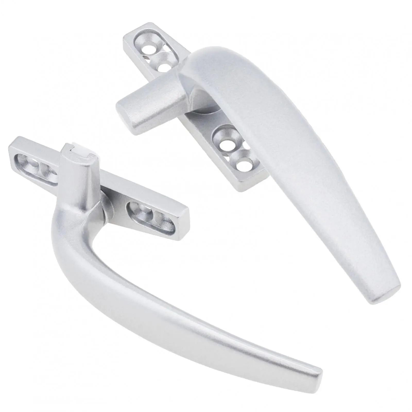 Maniglie per finestre SECasement Serrature con Chiave, 1 Set per Porta Scorrevole Interna a Filo in Lega di Alluminio