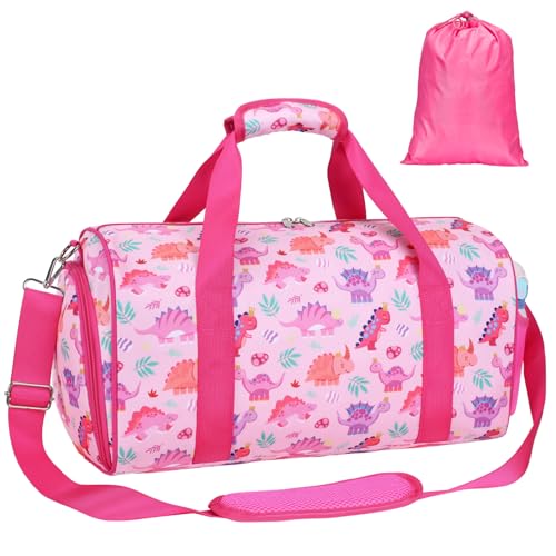 Image of Bagseri Dance Bag for Girls - Kids Duffle Bag with Shoe Compartment