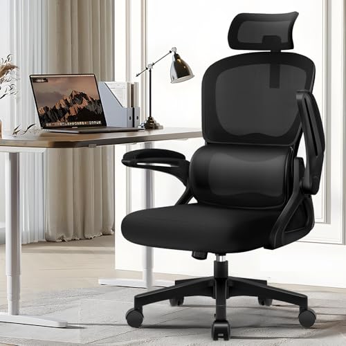 Chaise Bureau Ergonomique Maille + Accoudoirs, Aiidoits