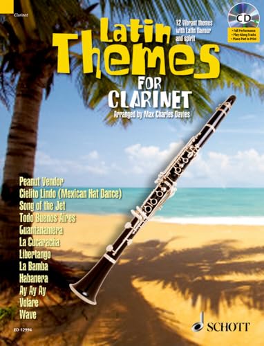Clarinette et morceaux latino avec le livre CD Schott Master Play-Along - 2