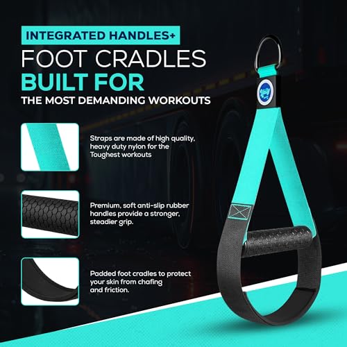 The Unity Training Co. All In One Suspension Trainer Kit, Full Body Workout at Home, Exercise Straps That Will Help You Build Muscle, Burn Fat and Improve Mobility - Image 4