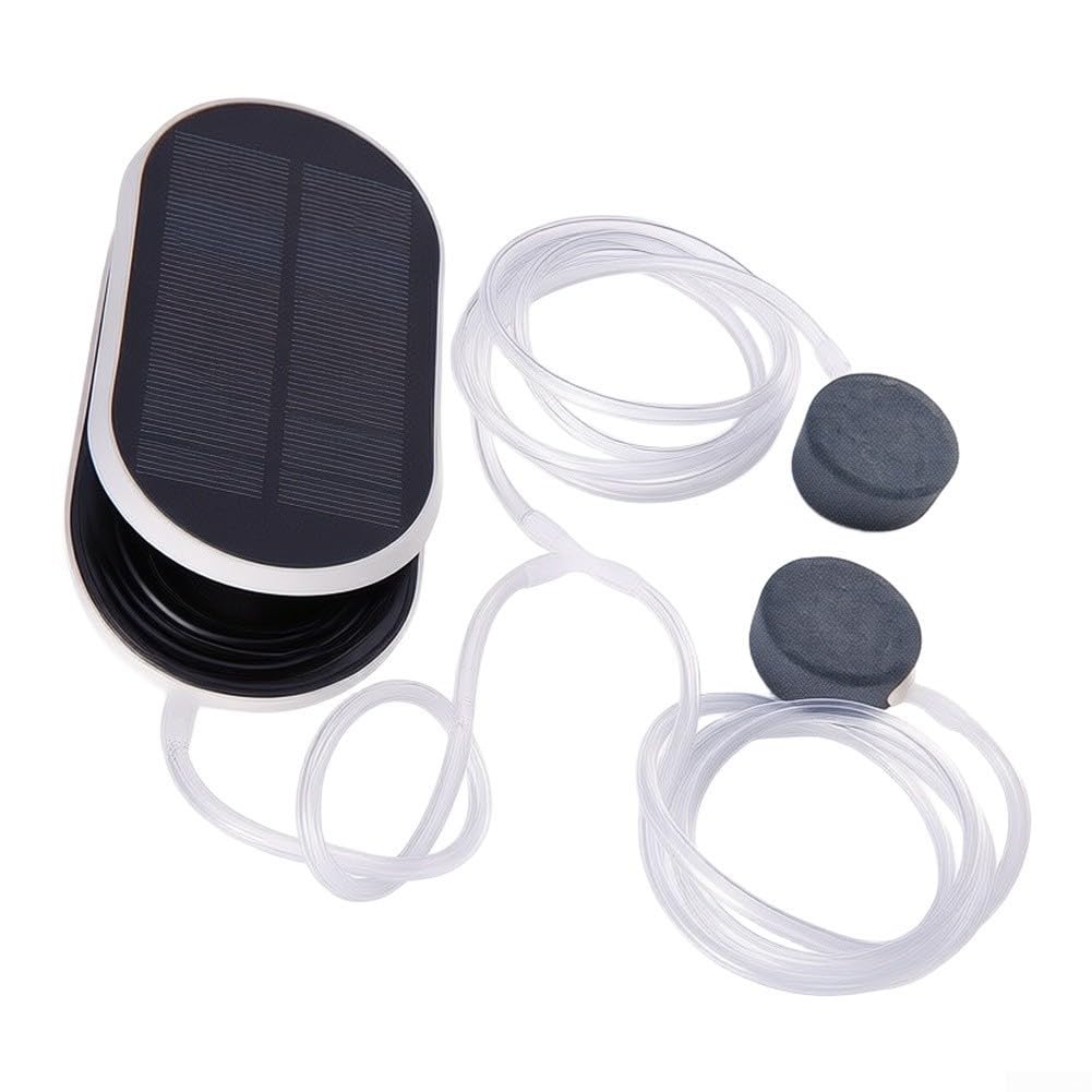 Bomba de Oxígeno Solar 3600mAh Silenciosa Acuario