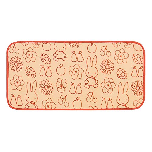 センコー ミッフィー フルーツパーク インテリアマット 約45×90cm ベージュ 48560