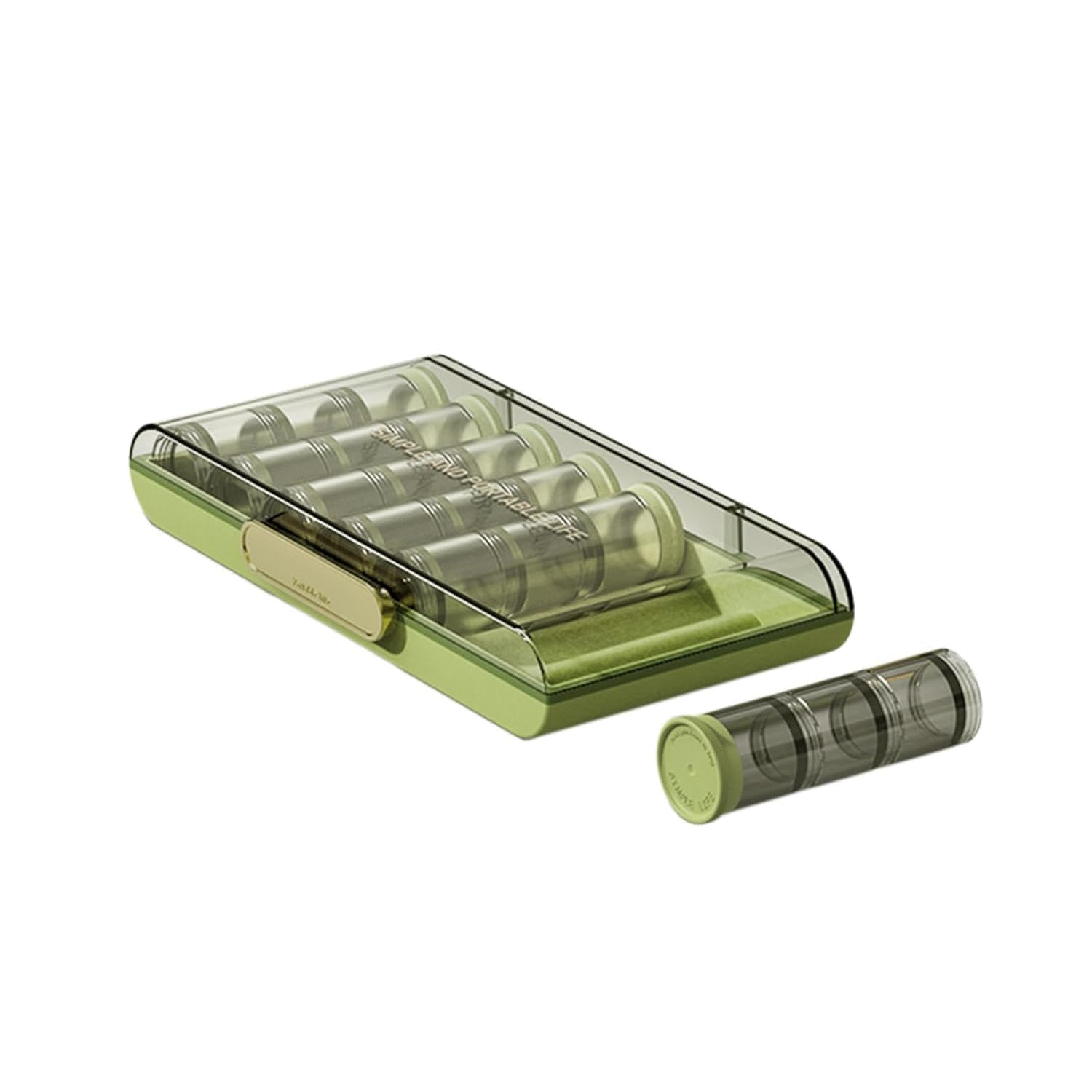 Vroxy Weekly Pill Organizer Vitamin Container 7-day Vitamin, Medicine & Supplement Dispenser With Triple-layer Seal Pill Case Health Care For Office Home Outdoor(1Set)-image-30