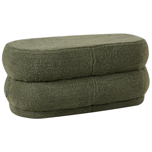 Banc rembourré moderne vert pour optimiser vos petites entrées - 5