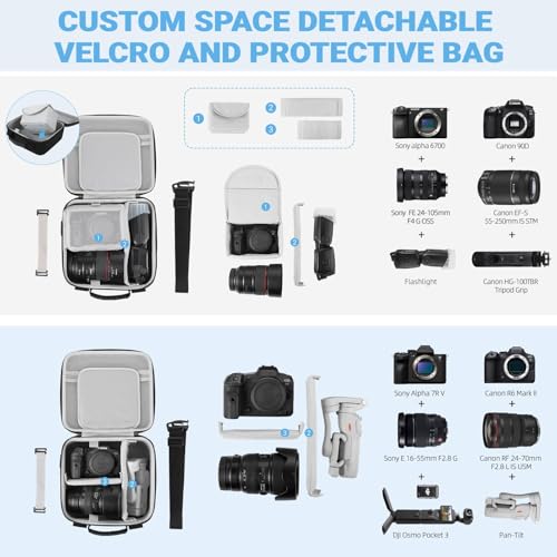 Maleta para cámara compatible con Canon EOS y más miniatura 4