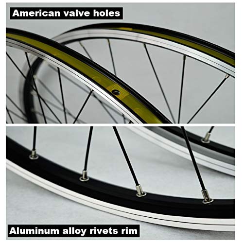 image for ZPPZYE Mountain Bike 26 inch V Brake Wheelset, Double Wall Aluminum Al
