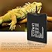 FIPASEN Reptile Heating Pad with Digital Thermostat, 6x8 Inch Under Tank Heat Pad for Reptiles/Tortoise/Snakes/Lizard/Gecko/Hermit Crab/Frog/Spider/Insect Breeding - Upgraded Terrarium Heating Pad
