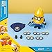 Minions Toy Despicable Me 4 Toys,5.1 Inch Mega Gus Action Figures,6 Interchangeable Expressions and Rotatable Head Minion Model Kits，Gifts for Kids Ages 8 Years & Older