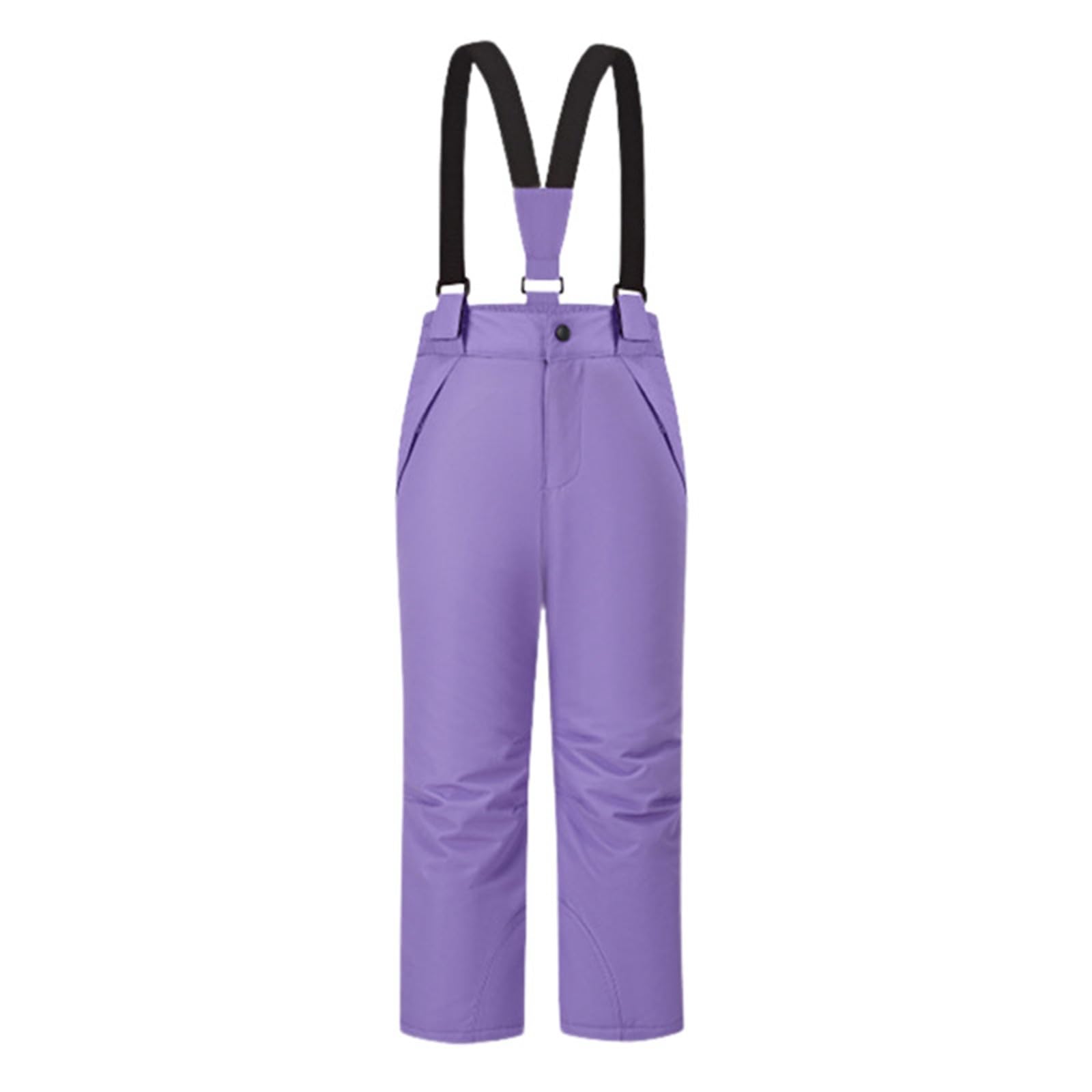 Genérico Pantalones de Nieve Abrigados con Aislamiento Térmico para Actividades Invernales Exteriores de Niñas y Niños con Tecnología Impermeable y Transpirable