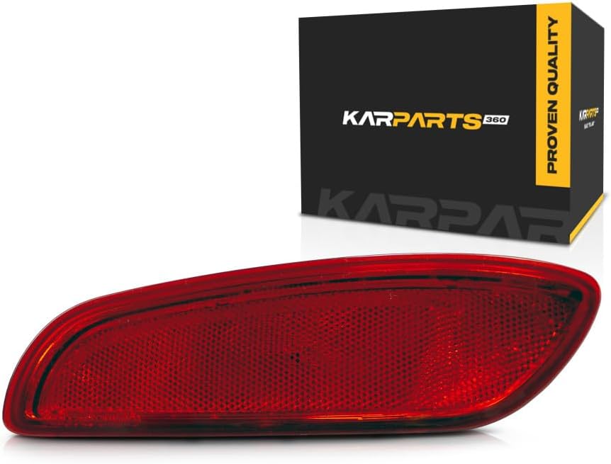 KarParts360 For Hyundai Santa Fe Rear Bumper Reflector 2010 2011 2012 Passenger Side DOT Certified For HY1185107 | 92409-2B510