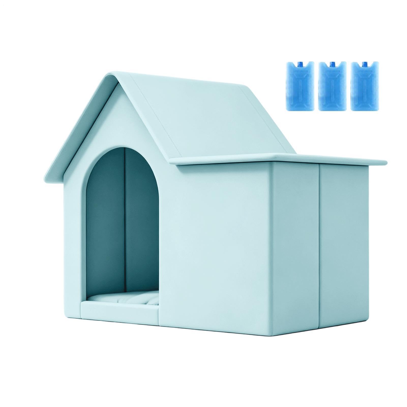 Cat Cooling House - Detachable Pet Cooling House With 3 Ice Boxes