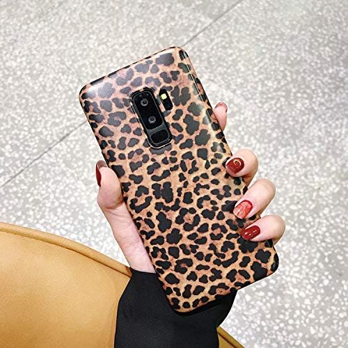 Samsung Galaxy S9 Plus Case, Ebetterr Leopard Protective Cover Shell for Girls Women, Slim Fit Anti Scratch Shockproof Soft TPU Bumper Flexible Rubber Gel Silicone Case for Samsung Galaxy S9 Plus