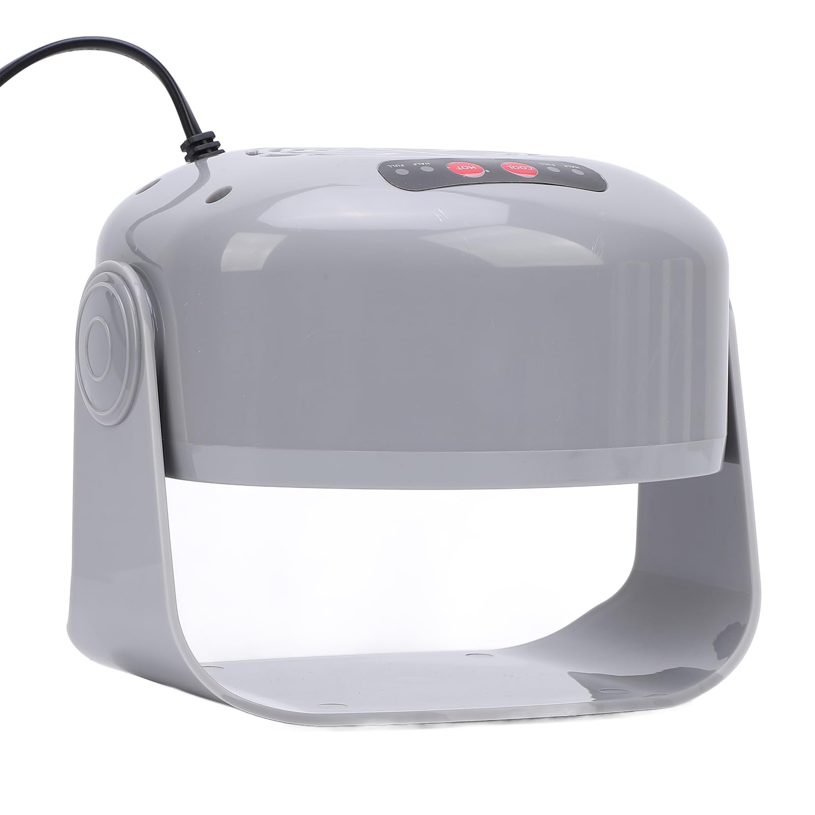 Essiccatore per unghie ad aria, 300 W, 600 W, 2 ingranaggi regolabili, girevole, ventola per asciugatura calda e fredda, con sensore automatico, asciugatura rapida per unghie e piedi, smalto normale