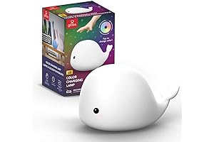 Wally the Whale Night Light: Illuminate Your Kid's Room with Cuddly Charm