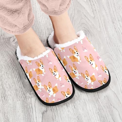 Cartoon Cute Slippers For Women Men Soft Memory Foam Non-Slip Animal Winter Indoor House Shoes Travel Slipper4