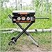 Blackstone 2350 On-the-Go 22” Omnivore Flex-Fold Griddle with Locking Hood, Powder Coated Steel, Black