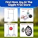 Giggle N Go Outdoor Games for Kids, Adults & Family - The Original Flarts Floor and Yard Darts Game with Inflatable Pins, Lawn Pegs and Mat - Monster Theme, Easter Basket Stuffers Gifts for Kids