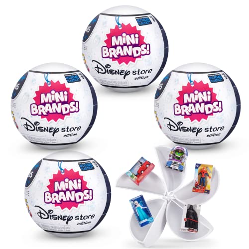 Mini Brands Disney Store Series 1, figuras en miniatura coleccionables misteriosas, minis sorpresa, embalaje ciego, (4 cápsulas)