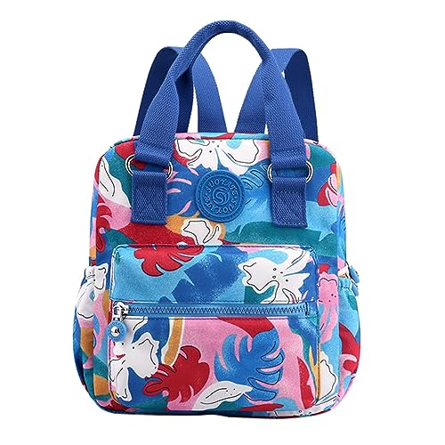 Sac à dos pour femmes en nylon noir taille unique pour l'école