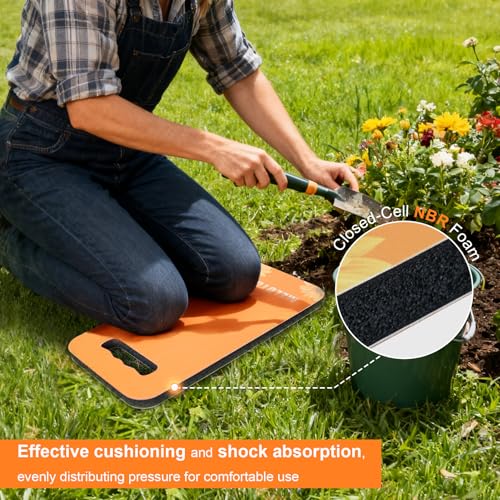 Image of MELOTOUGH Garden Kneeling Pad, 1 inch Thick Soft NBR Foam Kneeling Pads for Gardening, Cleaning, Work - Lightweight & Comfortable, 15.75 inchx7.2 inch (Sunflower)