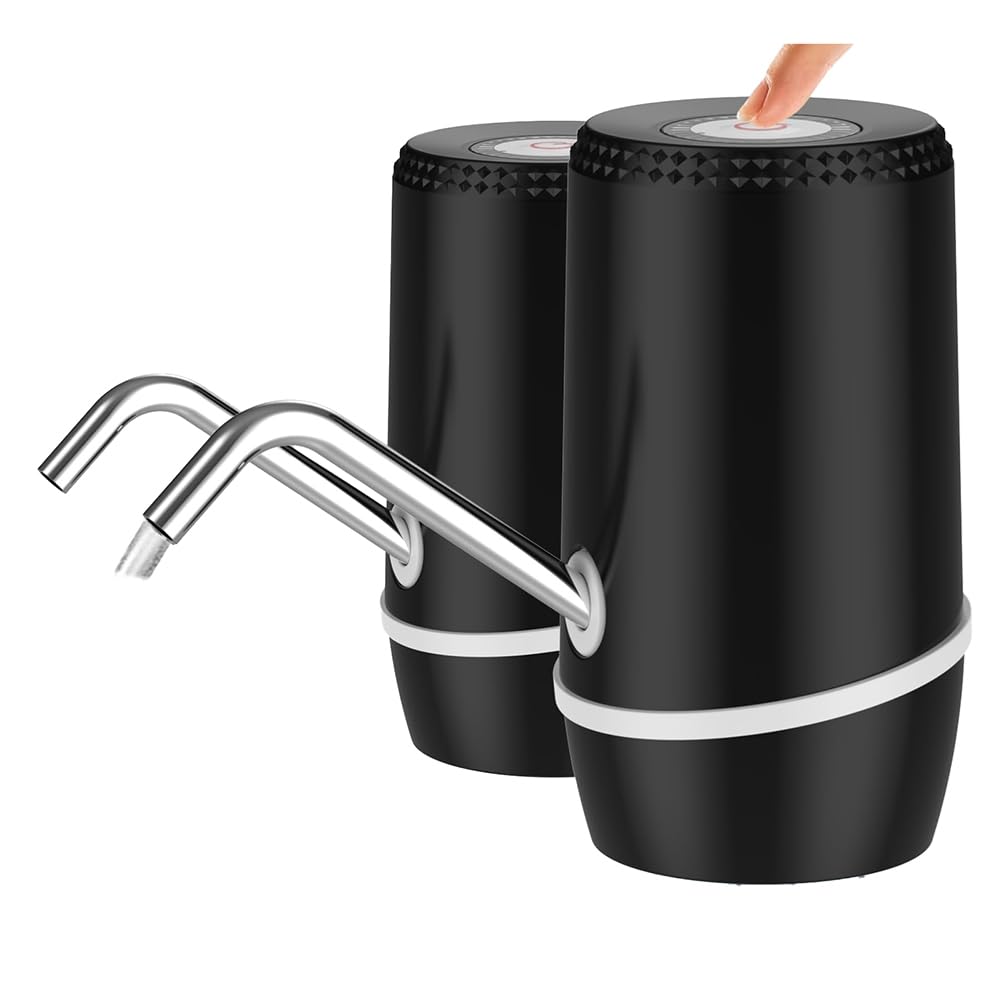 Pompe à eau universelle lot de 2 distributeurs électriques rechargeables USB pour carafe 5 gallons