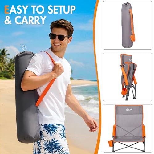 Portal beach chair modelo 05554 Pack de 2 butacos color Teslin Grey miniatura 5