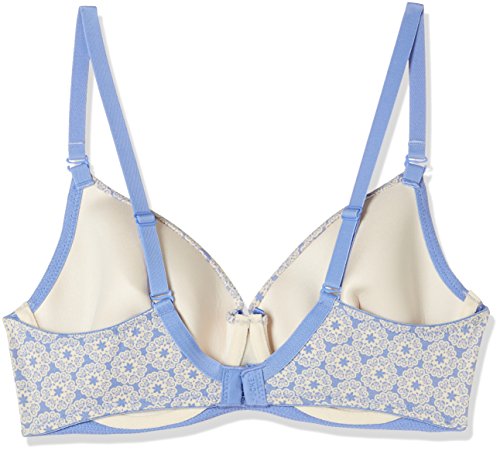 Image of Jockey 1245 Women's Under-Wired Padded Super Combed Cotton Elastane Stretch Multiway Styling T-Shirt Bra with Detachable Straps (Colors & Prints May Vary)