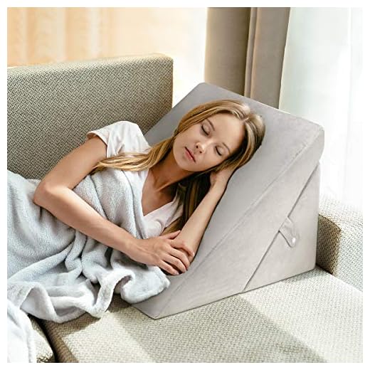 OasisCraft Bed Wedge Pillow, 8&12 Inch Adjustable Memory Foam Sleeping Pillow Folding Incline Cushion System for Legs with Washable Removable Cover - Back Pain, Snoring, Acid Reflux, Reading