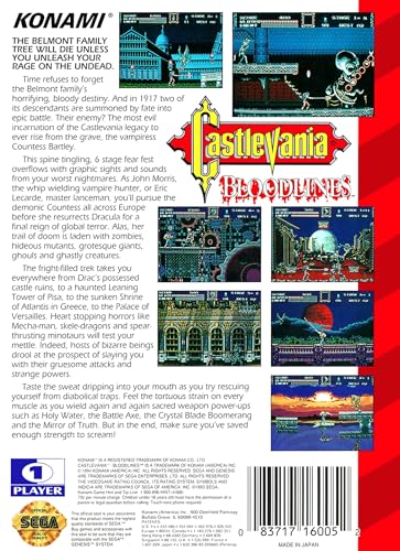 Image of Castlevania Bloodlines (Renewed)