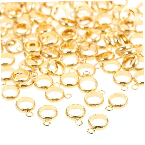 Perles d'espacement acier inoxydable EXCEART pour éviter l'oxydation de vos bijoux faits main