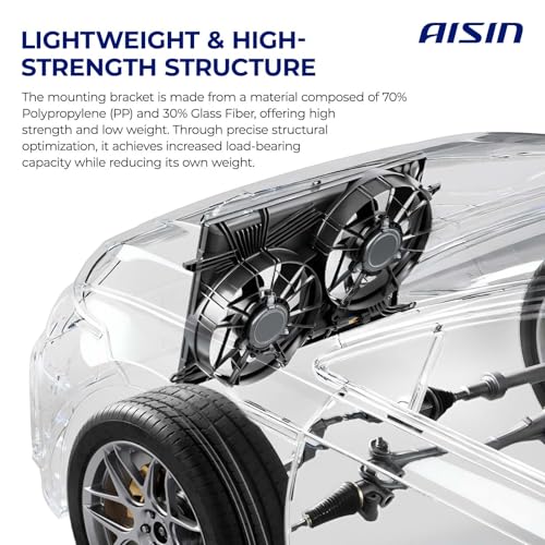 AISIN AFTERMARKET CFMVG-00263 Condenser Cooling Fan Assembly by AISIN - Used condition - Image 8