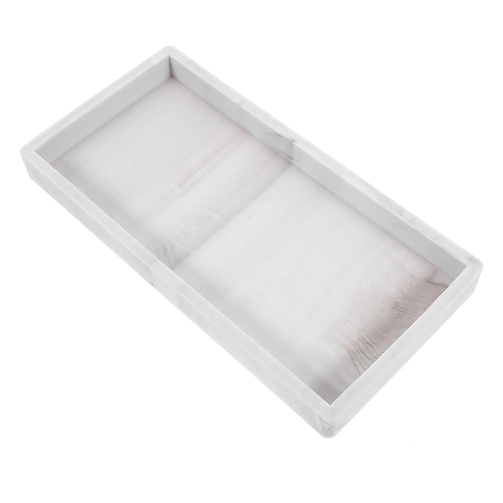 2Pcs Silicone Vanity Tray For Bathroom Countertop