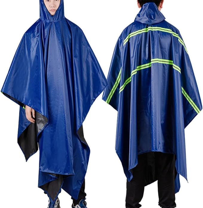 augen Unisex Outdoor Rain Poncho for Adult, Multi Use, Waterproof, Lightweight, Reusable & Packable, One Size Fits Most-picture-10