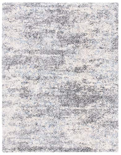 Tapete decorativo SAFAVIEH 9x12 gris azul y crema miniatura 3