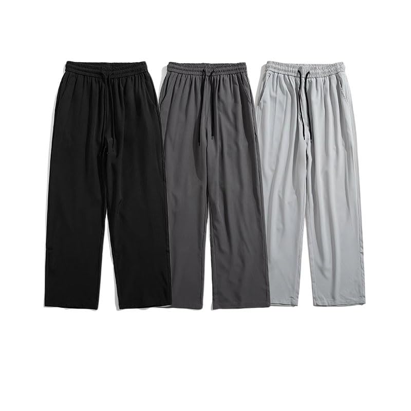 Men's Retro Straight Fit Relaxed Casual Pants3