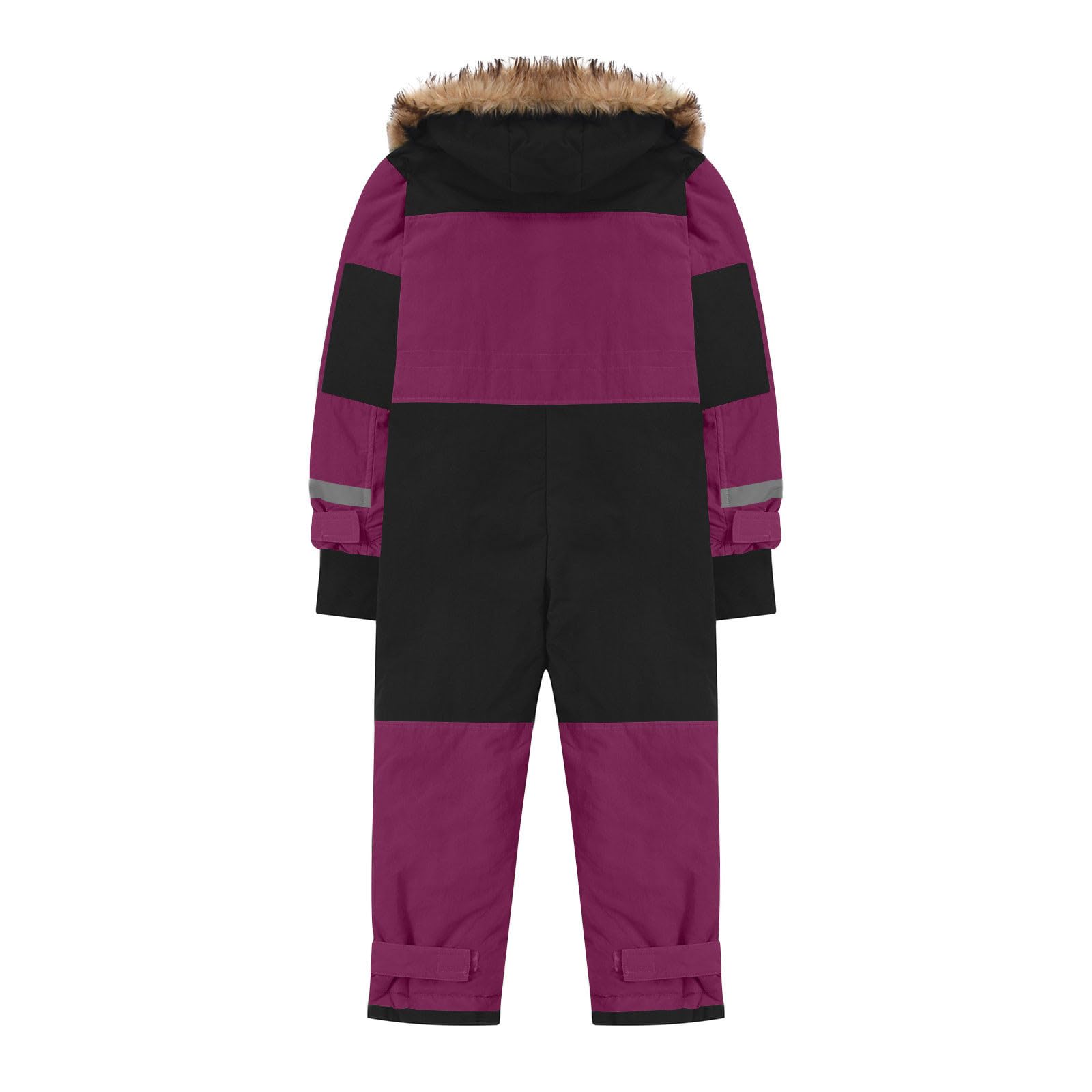 Kinder Schneeanzug Skioverall wasserdichte Winddicht mit Kapuze Dicke Warm Outdoor Winterbekleidung