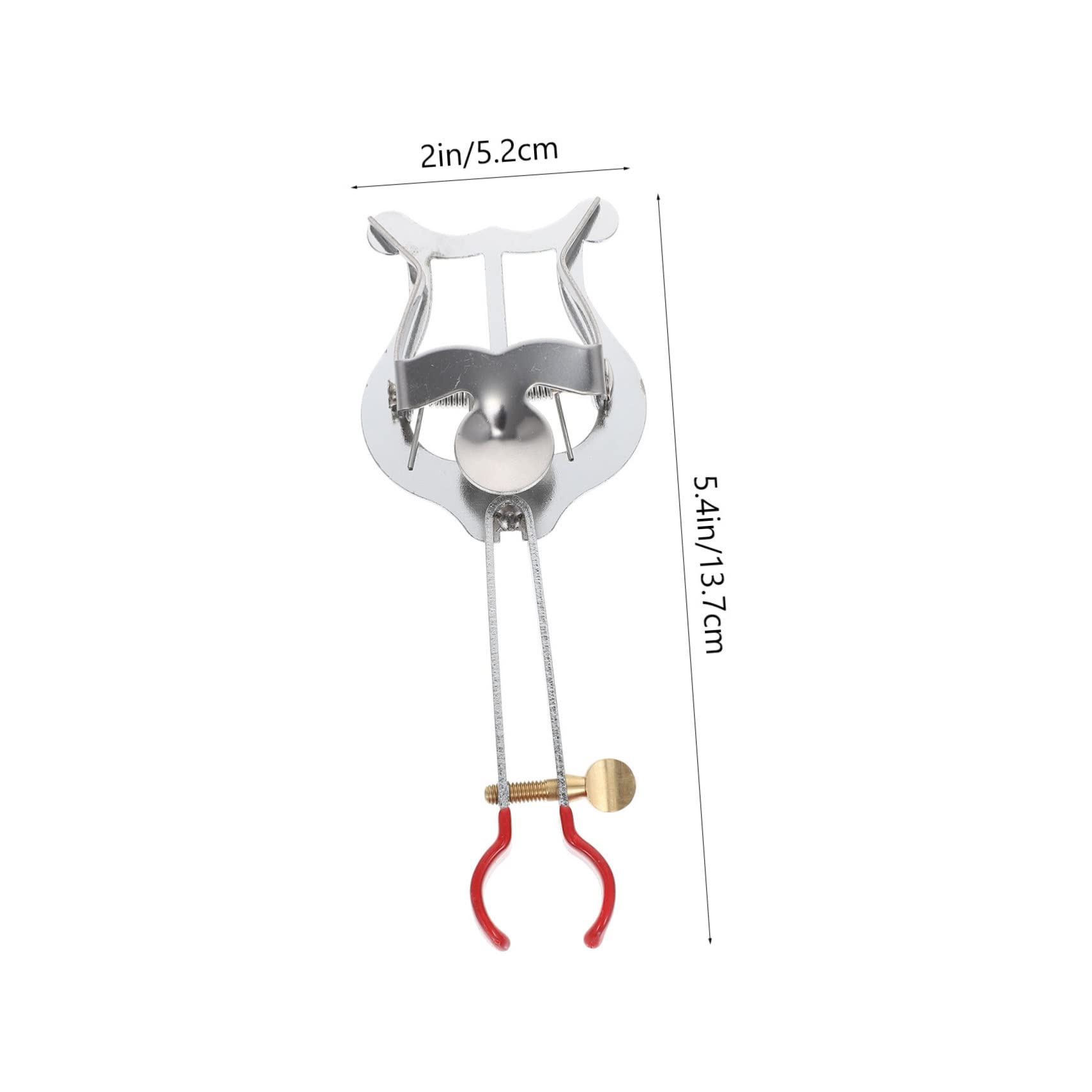 Abaodam 4stücke Silberner Musiknotenhalter Für Trompete Stabiler Notenclip Mit Kompaktem Design Für Musiker Schüler Und Instrumentalisten