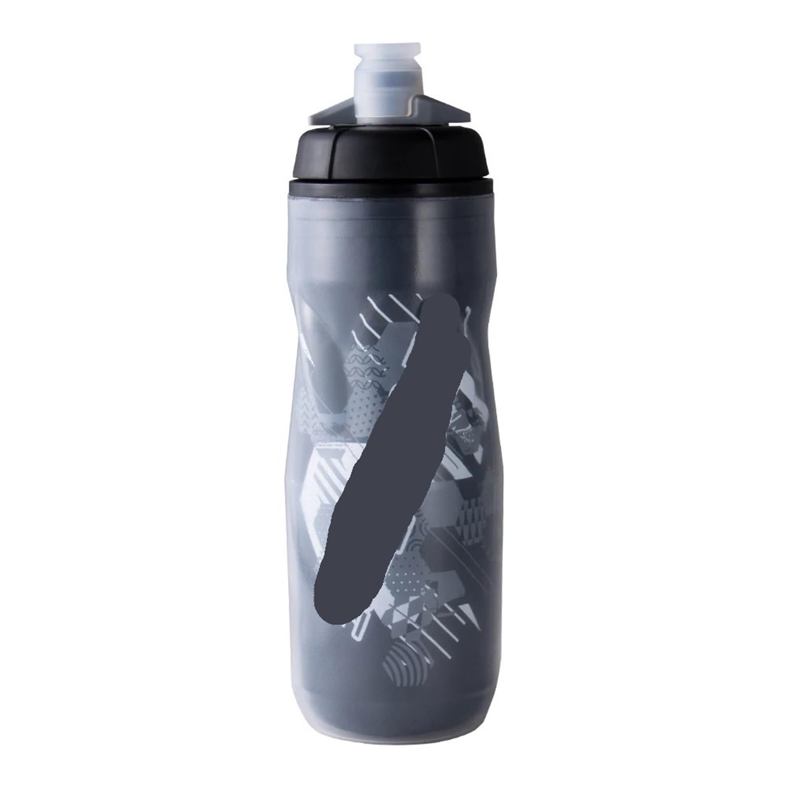 QuxetlRyz Sports Water Bottle 600ml Light Mountain Bottle Bicycle Water(White)