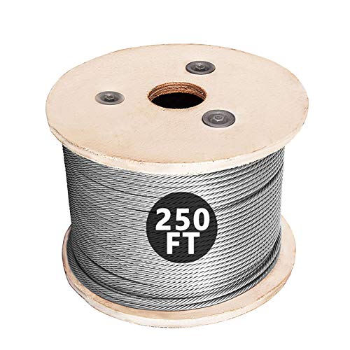 HONYTA 304 250ft 3/16 Steel Cable