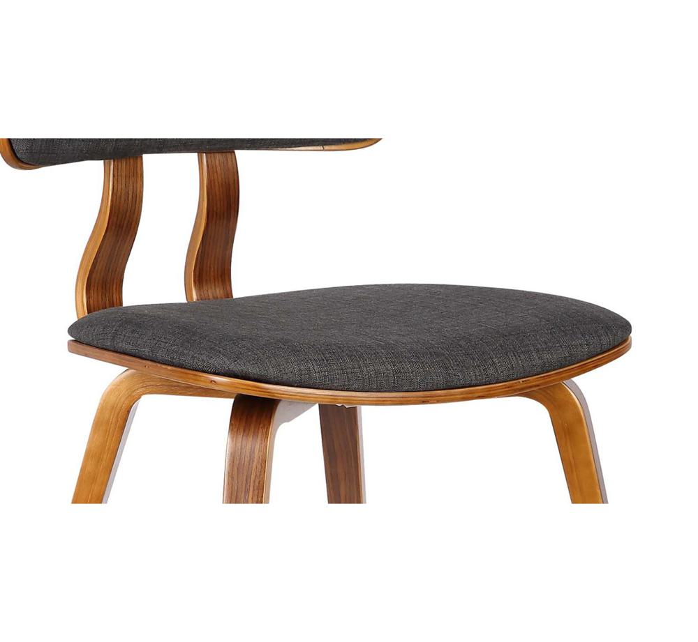 Amazon.com - Armen Living Jaguar Dining Chair in Charcoal Fabric