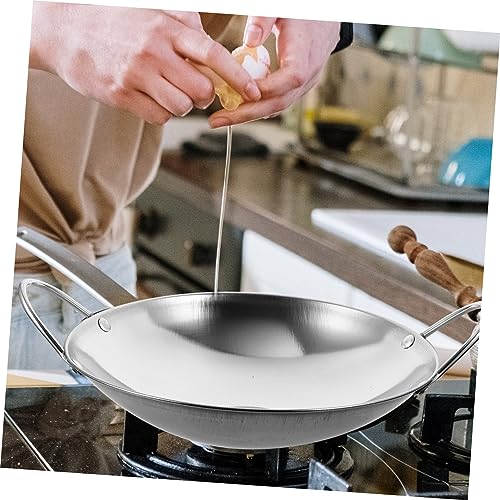 Wok de Acero Inoxidable con Doble Mango 2 Piezas miniatura 3
