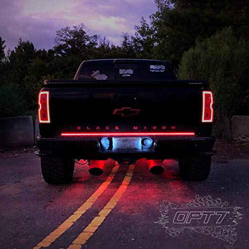 OPT7 48" Redline Triple LED Tailgate Light Bar w/Sequential RED Turn