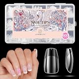 AZUREBEAUTY Tipsy do paznokci 600 sztuk - Full Cover Nail Tips Set G