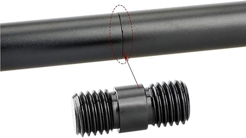 Miniatura 2 de NICEYRIG Varilla de 0.591 in de 8 pulgadas y 12 pulgadas, con tapón de varilla de rosca M12 que se extiende a varillas de 20 pulgadas para sistema