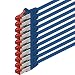 Produktbild 1aTTack 82270 5m CAT6 Netzwerkkabel CAT.6 Patchkabel Ethernetkabel SFTP PIMF 1000 Mbit s 10 Stück blau