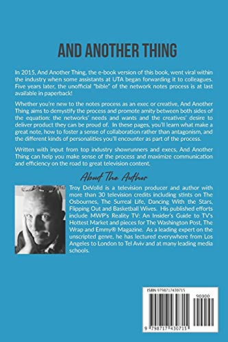 Guide Television Notes Process : livre pour débutant And Another Thing - 3