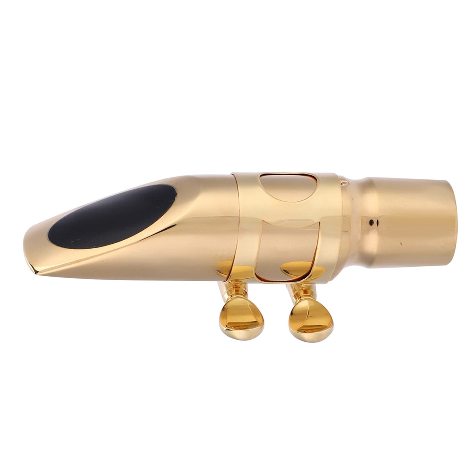 Boquilla para saxofn alto Eb Alto, boquilla de latn 6C para saxofn alto con almohadillas para