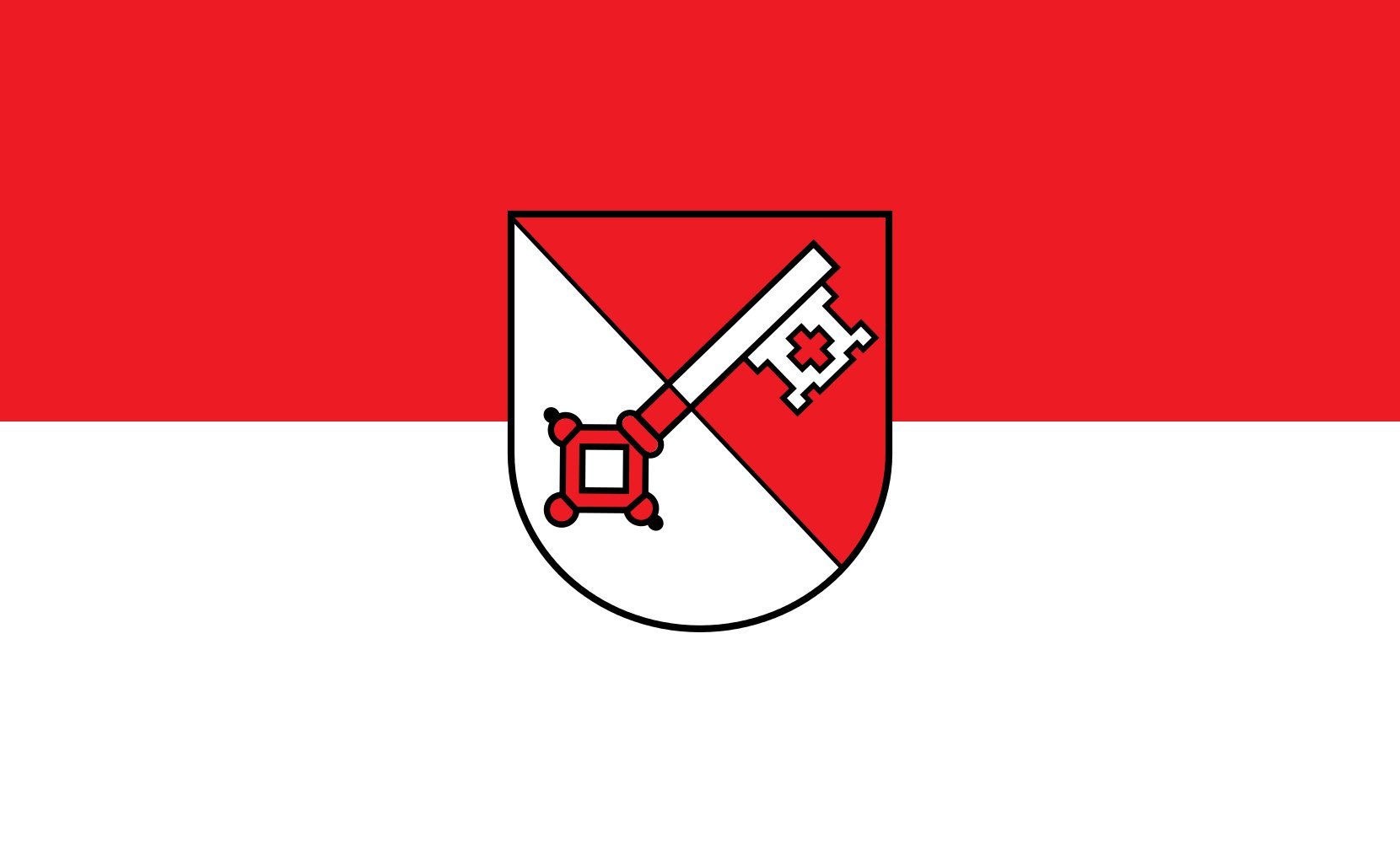 Drapeau paysage Öhringen 1.35m² idéal pour pavoiser votre jardin et événements